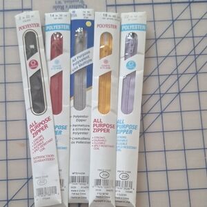 All Purpose Zipper - Assorted Colors